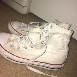 Classic White High Top Converse
